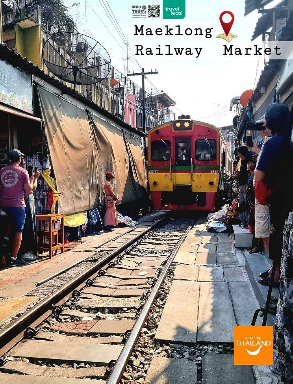 Maeklong Railway Market