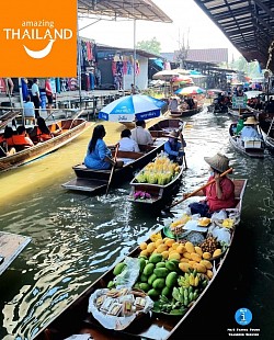 Damnern saduak Floating market